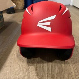Easton Red and White Elite X Jr. Batting Helmet
